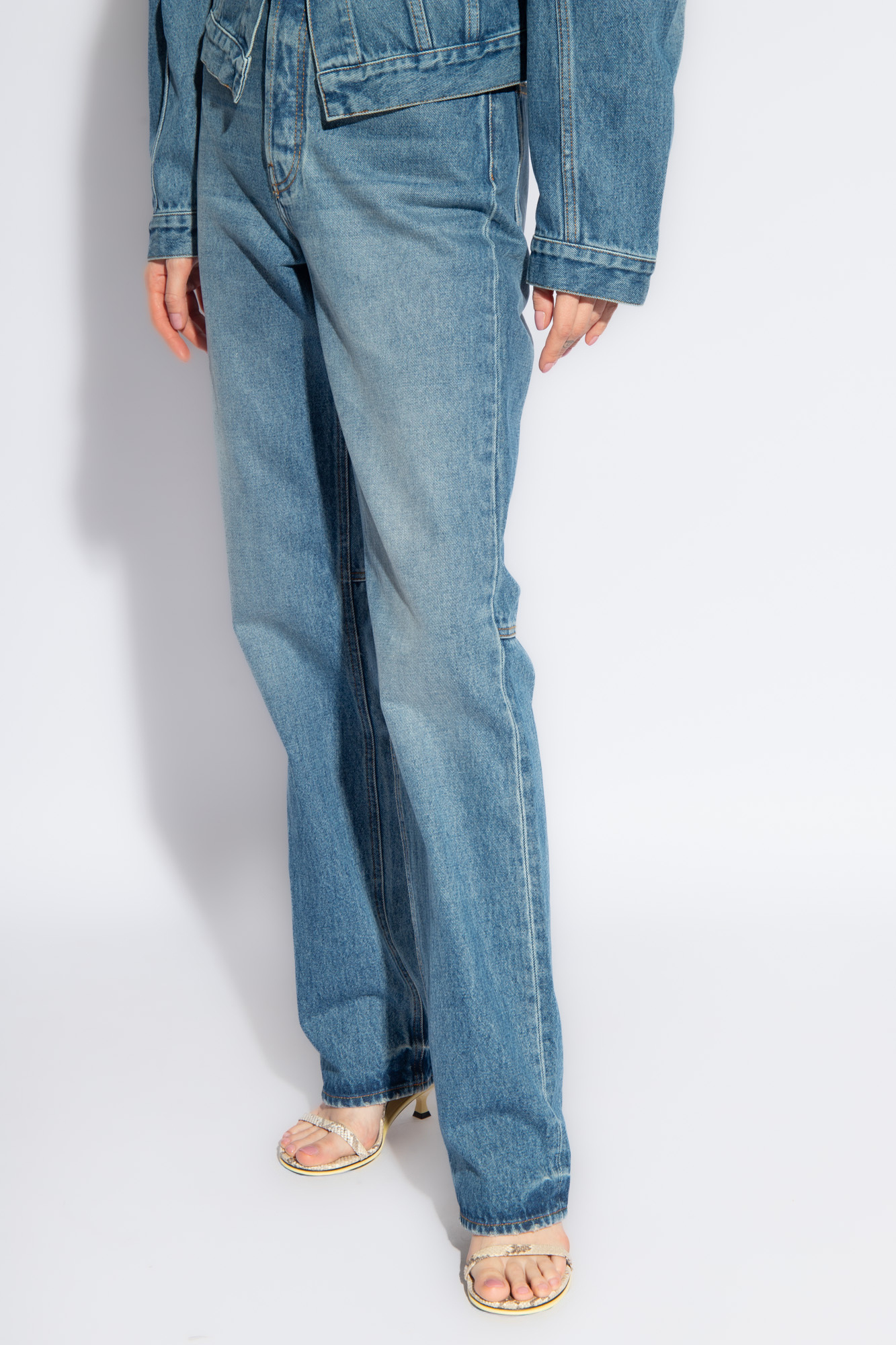 Blue Jeans with straight legs Jacquemus - SchaferandweinerShops ...